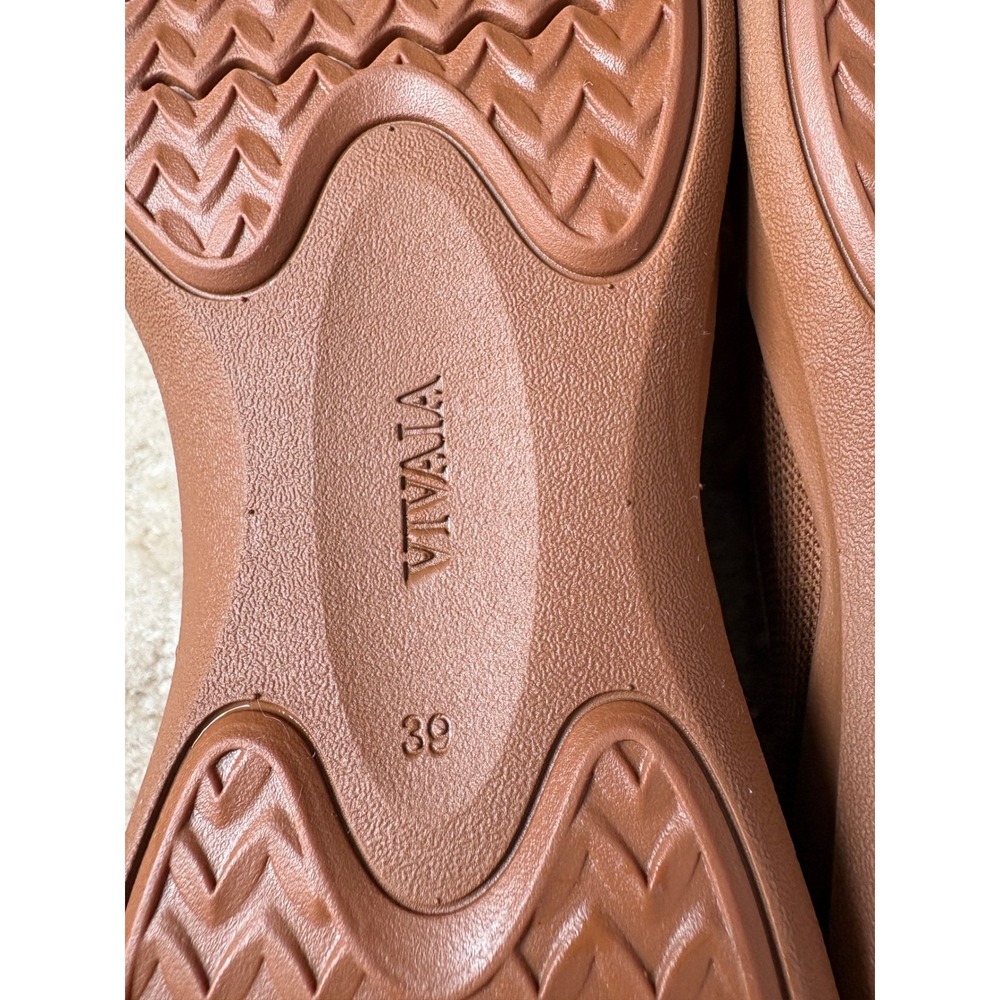 Vivaia Brown Knit Walker Pro Hybrid Penny Loafersn US 8 EU 39 Slip On Flats NEW - Picture 7 of 10